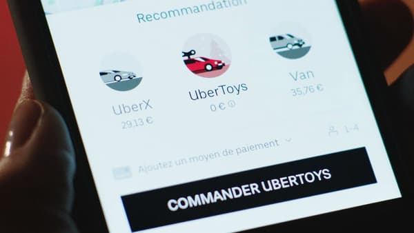 La fonction UberToys est proposée jusqu'au jeudi 13 décembre à Paris