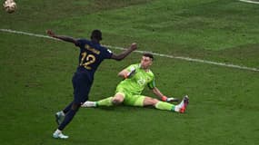 Randal Kolo Muani en finale de la Coupe du monde face à l'Argentine, le 18 décembre 2022.