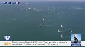 Route du rhum: c'est parti pour le départ des 123 skippers, direction la Guadeloupe