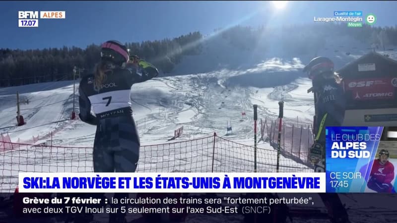 Montgenèvre: des championnes norvégiennes et américaines en entraînement