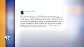 “Assassin!” : à Grenoble, Bertrand Cantat pris à partie par des manifestants 