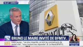 Carlos Ghosn: pour Bruno Le Maire, "Jean-Dominique Senard ferait un excellent président de Renault"