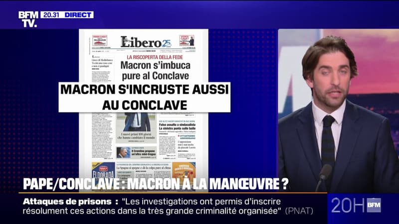 L'ENQUÊTE DU 20H - Choix du nouveau pape: Emmanuel Macron à la manoeuvre ?