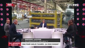 Emmanuel Lechypre: "Carlos Tavares prend Transavia et il bouffe des sandwichs triangulaires qu'il achète à l'aéroport"