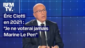 Alliance avec le RN: les changements de pied d'Éric Ciotti 