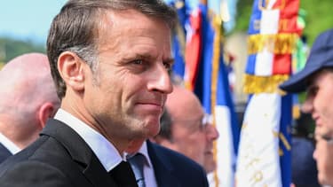 Emmanuel Macron à Tulle, le 10 juin 2024