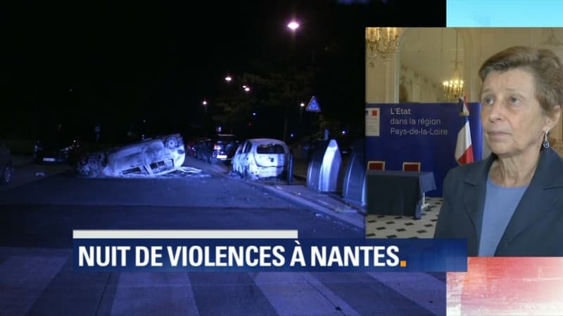 Nicole Klein, préfete de Loire-Atlantique, réagit sur BFMTV après la nuit de violences à Nantes, le 4 juillet 2018