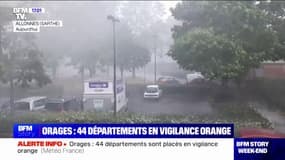 Orages: 44 départements sont désormais placés en vigilance orange