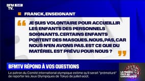 Je suis enseignant volontaire pour accueillir les enfants des soignants, du matériel est-il prévu ? BFMTV répond à vos questions