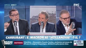 Brunet & Neumann : Carburant, Emmanuel Macron se "hollandise" t-il ? - 07/11