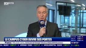 Inauguration du Cyber Campus à La Défense: 