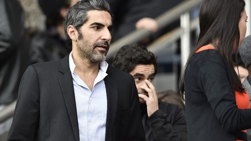 L'acteur Ary Abittan, le 25 avril 2015 au Parc des Princes, à Paris.