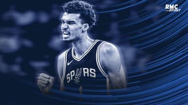 Victor Wembanyama avec les San Antonio Spurs 