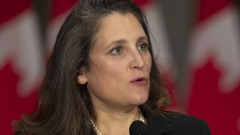 La ministre canadienne des Finances Chrystia Freeland.