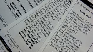Une fiche de paie