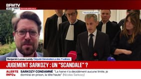 "C'est la preuve que nous sommes une démocratie solide, l'autorité judiciaire est indépendante", réagit Benjamin Lucas-Lundy (Génération.s) à la condamnation de Nicolas Sarkozy