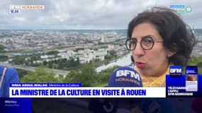 Rouen: Rima Abdul-Malak en visite pour soutenir la candidature de la ville pour devenir capitale européenne de la culture 