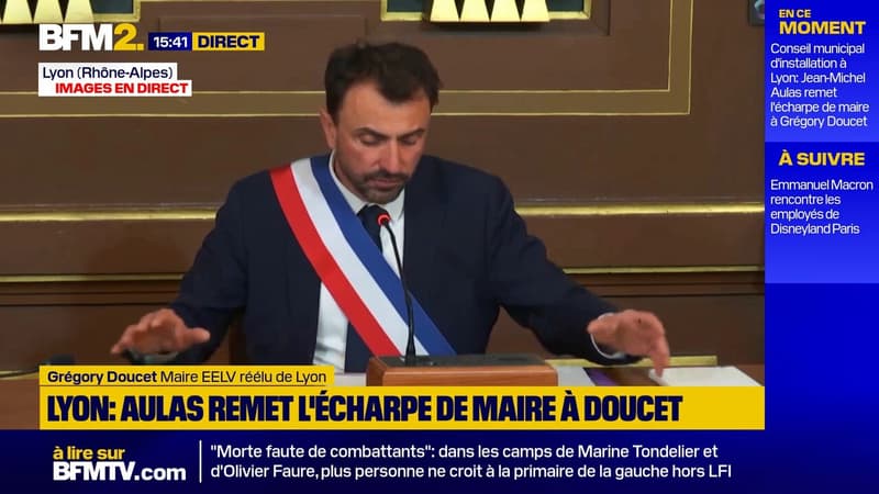 Métropole et Ville de Lyon: "Coopérer ne signifie pas s'effacer", prévient le maire Grégory Doucet