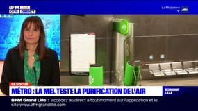 Métro: la Métropole de Lille teste la purification de l'air