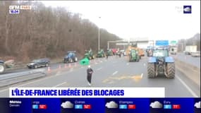 Colère des agriculteurs: l'Île-de-France libérée des blocages