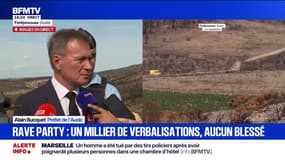 Rave party dans l'Aude: "Le nombre d'unités présentes permet de faire cette évacuation sous contrainte, sans utiliser la violence", assure Alain Bucquet, préfet de l'Aude