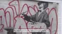 Un Banksy découvert derrière du matériel de chantier à Londres