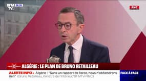 France-Algérie: "Sans un rapport de force, nous n'obtiendrons rien" de ce pays, assure Bruno Retailleau