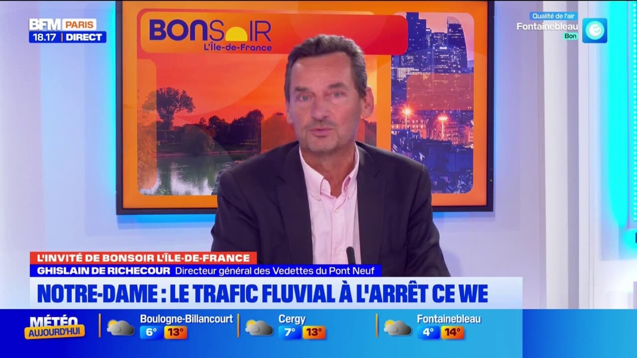Réouverture de Notre-Dame: le trafic fluvial à l'arrêt ce week-end