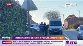 4 retraités fauchés par une voiture à Steenbecque