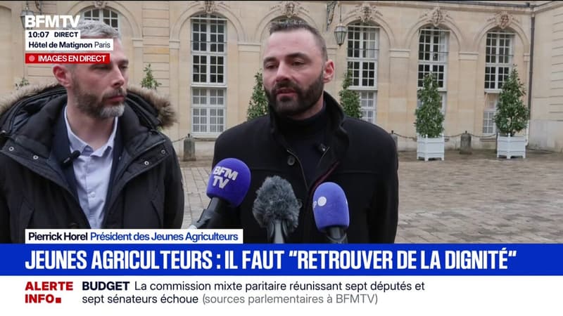 "Sur le Mercosur, nous avons obtenu une première victoire", affirme Pierrick Horel, président des Jeunes Agriculteurs
