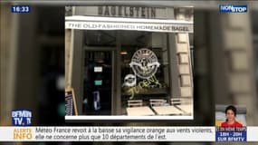 À Paris, les gérants d'un Bagelstein portent plainte après avoir découvert un tag antisémite sur leur vitrine