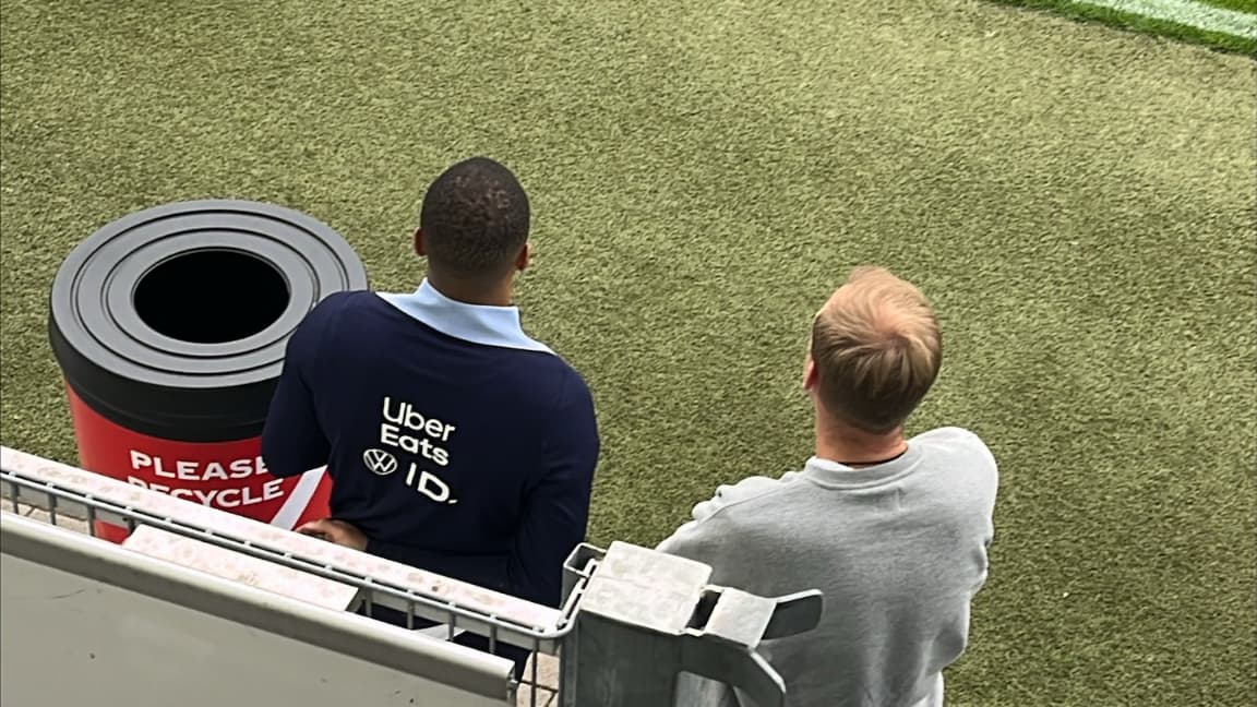 Euro 2024 - Equipe de France - Kylian Mbappé à l'entraînement Euro 2024 - Equipe de France - Kylian Mbappé à l'entraînement