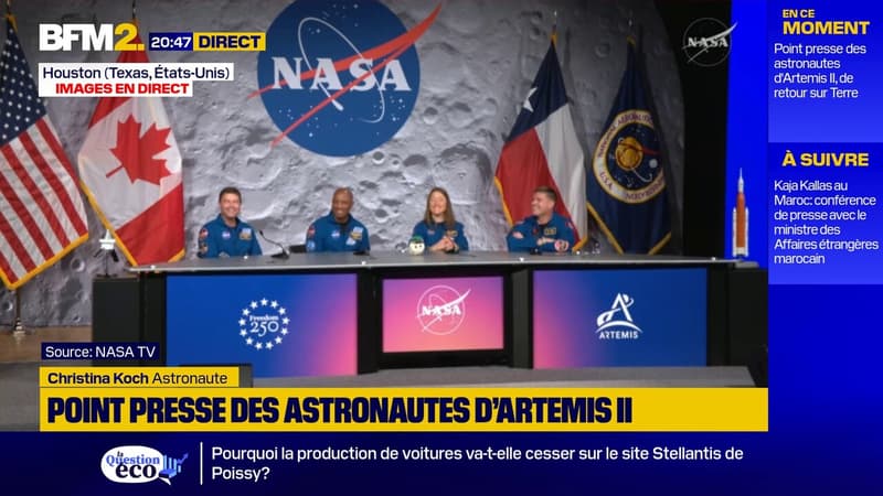 "L'impression de flotter": les astronautes d'Artemis 2 reviennent sur leur retour sur terre