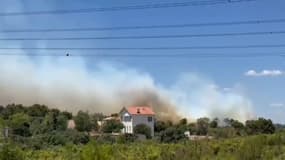 L'incendie qui touche les Pennes-Mirabeau, ce mardi 8 juillet