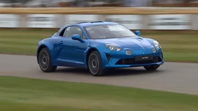 L'Alpine A110 présente à Goodwood pour le Festival of Speed 2017