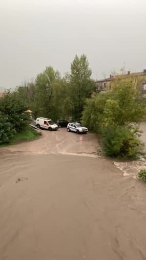 Grosse inondation à Lodève - Témoins BFMTV