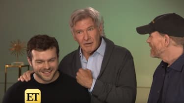 Alden Ehrenreich, Harrison Ford et Ron Howard