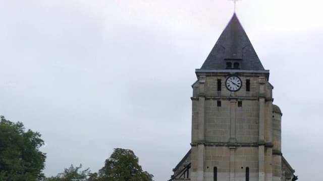 L'église de Saint-Etienne de Rouvray.