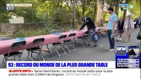 Seine-Saint-Denis: record du monde de la plus grande table