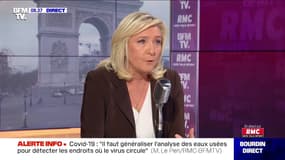 Marine Le Pen (RN):  "Je ne vois pas l'intérêt d'un passeport vaccinal"