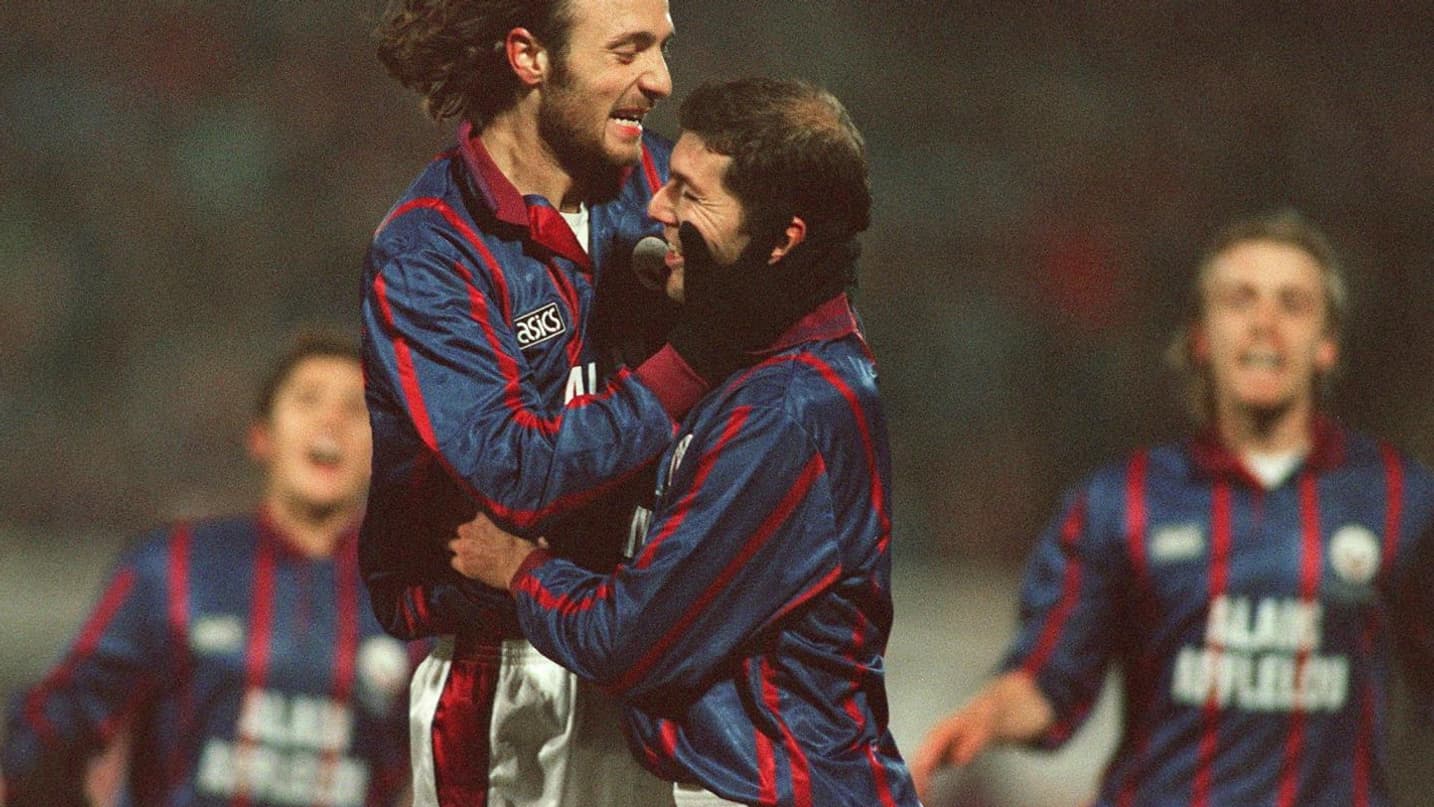 Duga et Zizou à Bordeaux, en 1996 Duga et Zizou à Bordeaux, en 1996