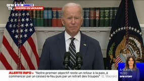 "Poutine est l'agresseur et doit en payer le prix": Joe Biden annonce de nouvelles sanctions contre l'économie russe