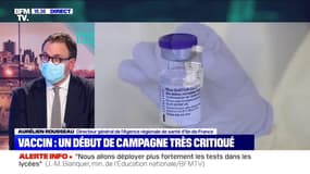 Aurélien Rousseau (directeur ARS Ile-de-France): "Nous aurons d'ici la fin du mois de janvier 2,6 millions de doses (…) pour vacciner plus d'un million de personnes"