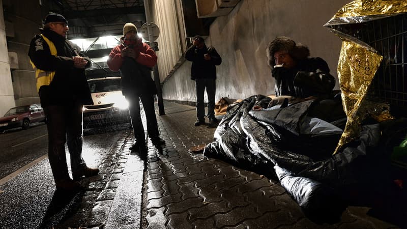 Un SDF a succombé au froid, samedi dernier, à Douai, dans le Nord. (Photo d'illustration)