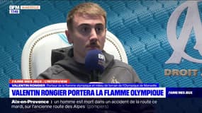 JO 2024: Valentin Rongier, milieu de l'OM, évoque sa "fierté" de porter la flamme olympique