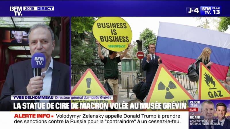 Statue d'Emmanuel Macron dérobée: 