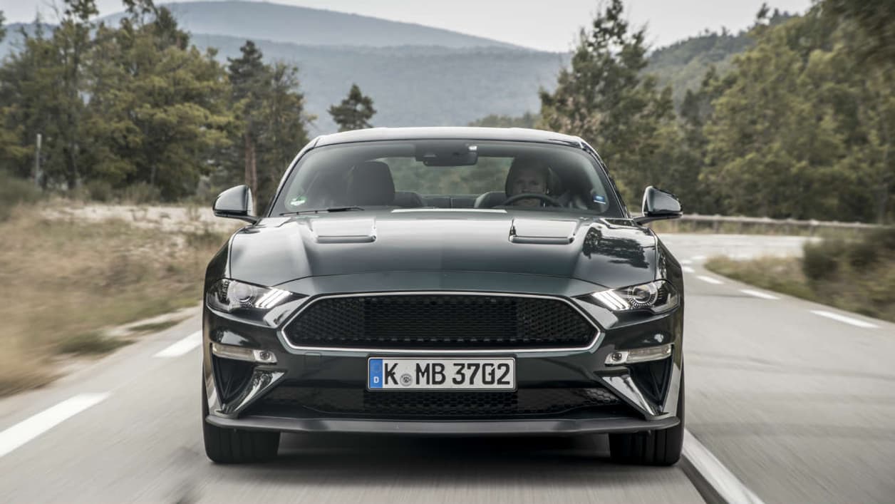 La face avant mythique des Mustang Bullitt.