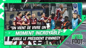 OM 2-2 (6-7 tab) Annecy : "On vient de vivre un moment incroyable..." jubile le président d'Annecy