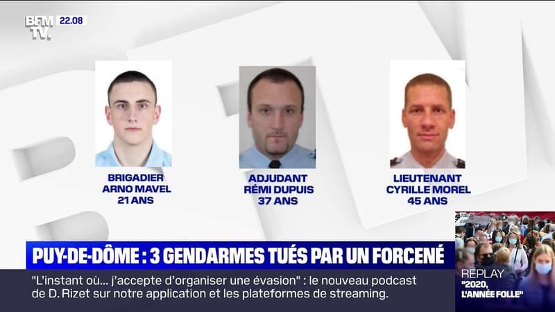 Trois gendarmes tués dans le Puy-de-Dôme: le procureur de la République de Clermont-Ferrand décrit l'assaillant comme étant un
