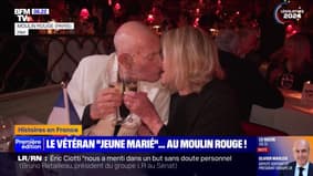 Harold Terens, vétéran américain et sa femme Jeanne, invités au Moulin Rouge 
